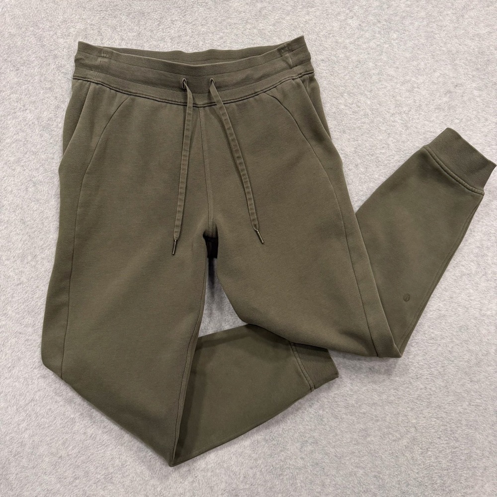Lululemon Pants Womens 6 Army Green Scuba High Rise Jogger Full Length